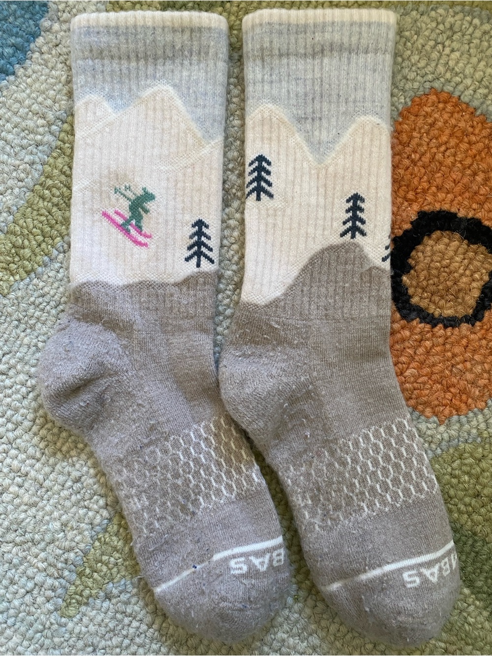 *USED* Bombas Merino Wool Blend Calf Sock 3-Pack + Gift Box - Picture 4 of 16